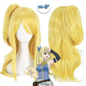 Perruque Lucy Heartfilia Cosplay Fairy Tail