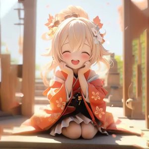 Figurine Yoimiya 14 cm - Manga Genshin Impact