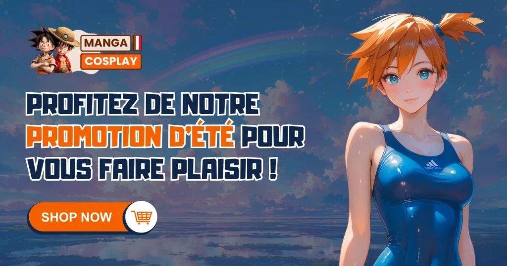 Offre promotionnelle MangaCosplay : -15 % sur tous les cosplays + livraison gratuite avec le code 2025