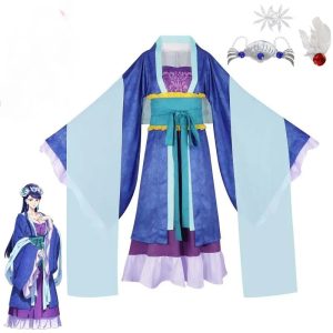 Costume Cosplay Maomao – Robe Lihua Bleue – The Apothecary Diaries (Tailles S à 3XL)