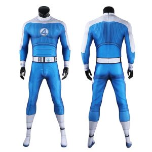 2 Costume Zentai Bleu Cosplay – Style Quatre Fantastiques (XS à XXXL)