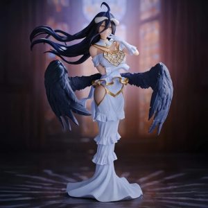 Figurine Albedo – Overlord – Robe Blanche 20 cm | Édition Élégance Ainz Ooal Gown