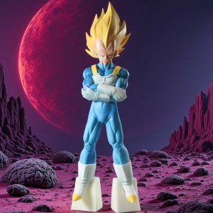 Figurine Dragon Ball Z – Vegeta Super Saiyan – 28 cm PVC Premium