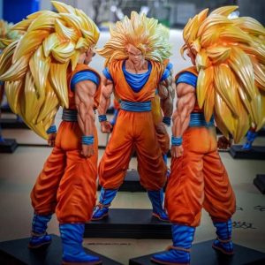 Figurine Goku Super Saiyan 3 34 cm – Dragon Ball Z | PVC Haute Qualité