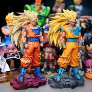Figurine Goku Super Saiyan 3 28 cm – Dragon Ball Z | Double Coloris Battle & Animé