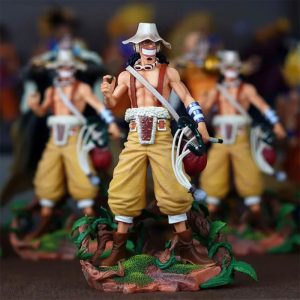 Figurine Usopp Sniper 25 cm – One Piece | Pose Héroïque avec Fronde et Base Végétale