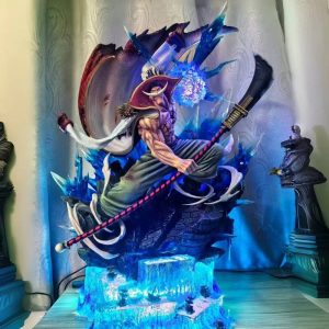Figurine One Piece Barbe Blanche Edward Newgate 40 cm avec Socle LED – Édition Premium de Collection