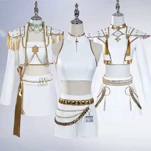 Costume de Chant Blanc – Rumi, Mira & Zoey | KPop Demon Hunters Cosplay Femme & Fille