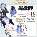 Cosplay Ganyu Genshin Impact Femme – Costume Twilight Blossom Édition Premium