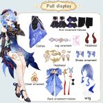 Cosplay Ganyu Genshin Impact Femme – Costume Twilight Blossom Édition Premium