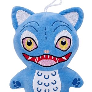Peluche Bleu Monstre 22 cm – KPOP Demon Hunter | Peluche créature bleue drôle et expressive