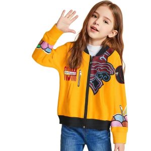 Blouson Enfant KPOP Demon Hunter – Veste Rumi Jaune Inspirée du Film