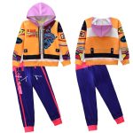Ensemble KPOP Demon Hunter Rumi Enfant – Sweat à Capuche et Pantalon Coloré Inspiré du Film Ensemble KPOP Demon Hunter Rumi Enfant – Sweat à Capuche et Pantalon Coloré Inspiré du Film