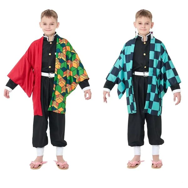 Costume Demon Slayer Enfant – Cosplay Kimono Tanjiro, Zenitsu, Rengoku, Giyuu Costume Demon Slayer Enfant – Cosplay Kimono Tanjiro, Zenitsu, Rengoku, Giyuu