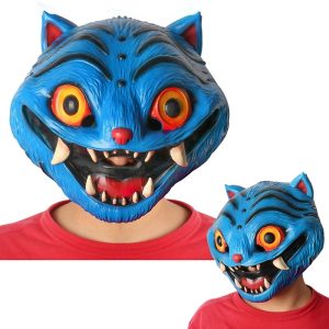 Masque Derpy – KPOP Demon Hunter | Chat démon bleu réaliste