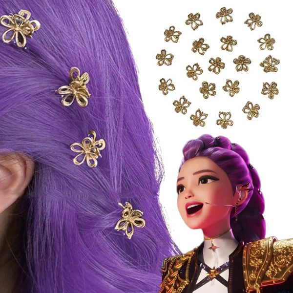 Pinces à cheveux dorées Rumi Cosplay Pinces à cheveux dorées Rumi Cosplay
