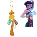 Pendentif à gland jaune Zoey Pendentif à gland jaune Zoey
