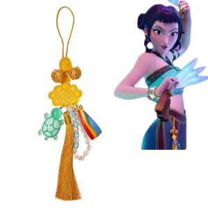 Pendentif à gland jaune Zoey