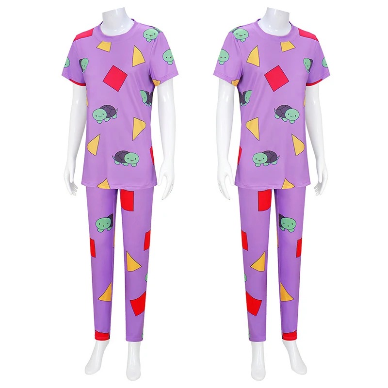 Pyjama Demon Hunters K-pop – Tenues Mira, Rumi & Zoey | Costume de Nuit Cosplay Femme & Fille pour Halloween et Détente
