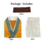 Cosplay Maomao – Tenue Hanfu Traditionnelle Jaune et Blanche | L’Apothicaire Diaries Costume Femme