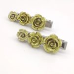 Pince à Cheveux Fleur Dorée Maomao – Accessoire Cosplay L’Apothicaire Diaries | Bijou de Coiffure Élégant pour Femme