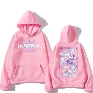 Sweat à Capuche KPOP Demon Hunter – HUNTR/X Girls Rose | Hoodie Unisexe Style K-pop & Anime
