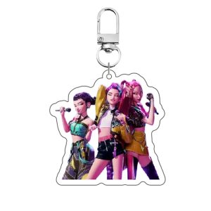 Porte-clés HUNTR/X KPOP Demon Hunter – Look Pop Coréen et Esprit Magique