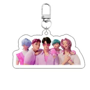 Porte-clés Collector KPOP Demon Hunter – Style Futuriste et Design K-pop