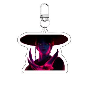 Porte-clés KPOP Demon Hunter – Accessoire Acrylique & Métal Inspiré du Film