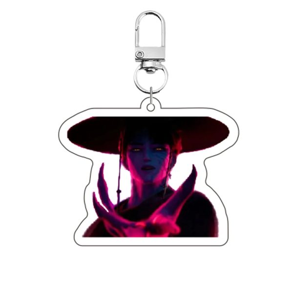 Porte-clés KPOP Demon Hunter – Accessoire Acrylique & Métal Inspiré du Film Porte-clés KPOP Demon Hunter – Accessoire Acrylique & Métal Inspiré du Film