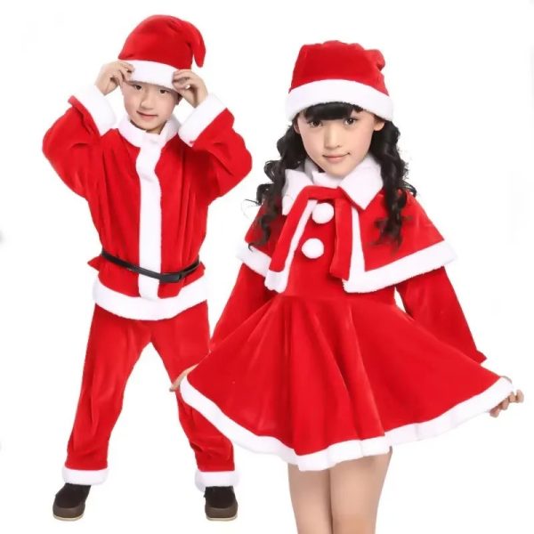 Costume Noël Enfant Chaud – Tenue Festive Hiver Garçon & Fille