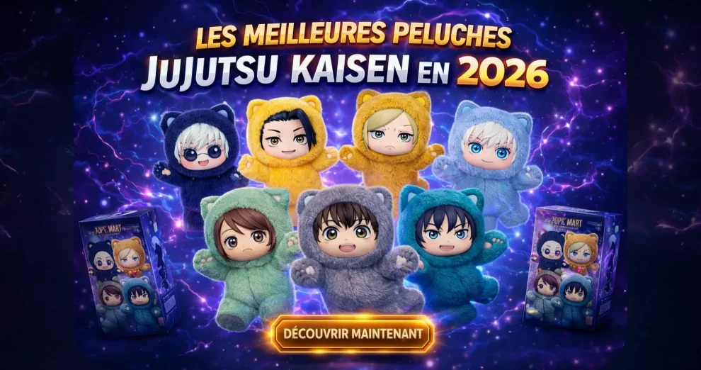 Les meilleures peluches Jujutsu Kaisen en 2026
