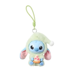 Labubu × Stitch Crispy Pizza – Figurine Art Toy | Eat Something Before Sleep