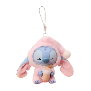 Labubu × Stitch Milk Tea Desire – Figurine Art Toy | Eat Something Before Sleep