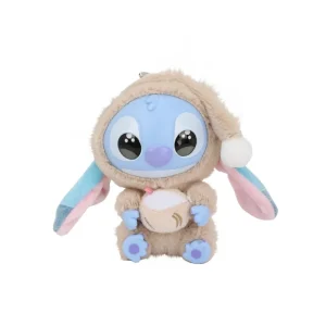 Labubu × Stitch Pure Coconut Juice – Figurine Art Toy | Eat Something Before Sleep