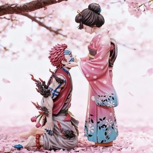 Figurine Akaza & Koyuki Demon Slayer – Scène Émotionnelle 27 cm